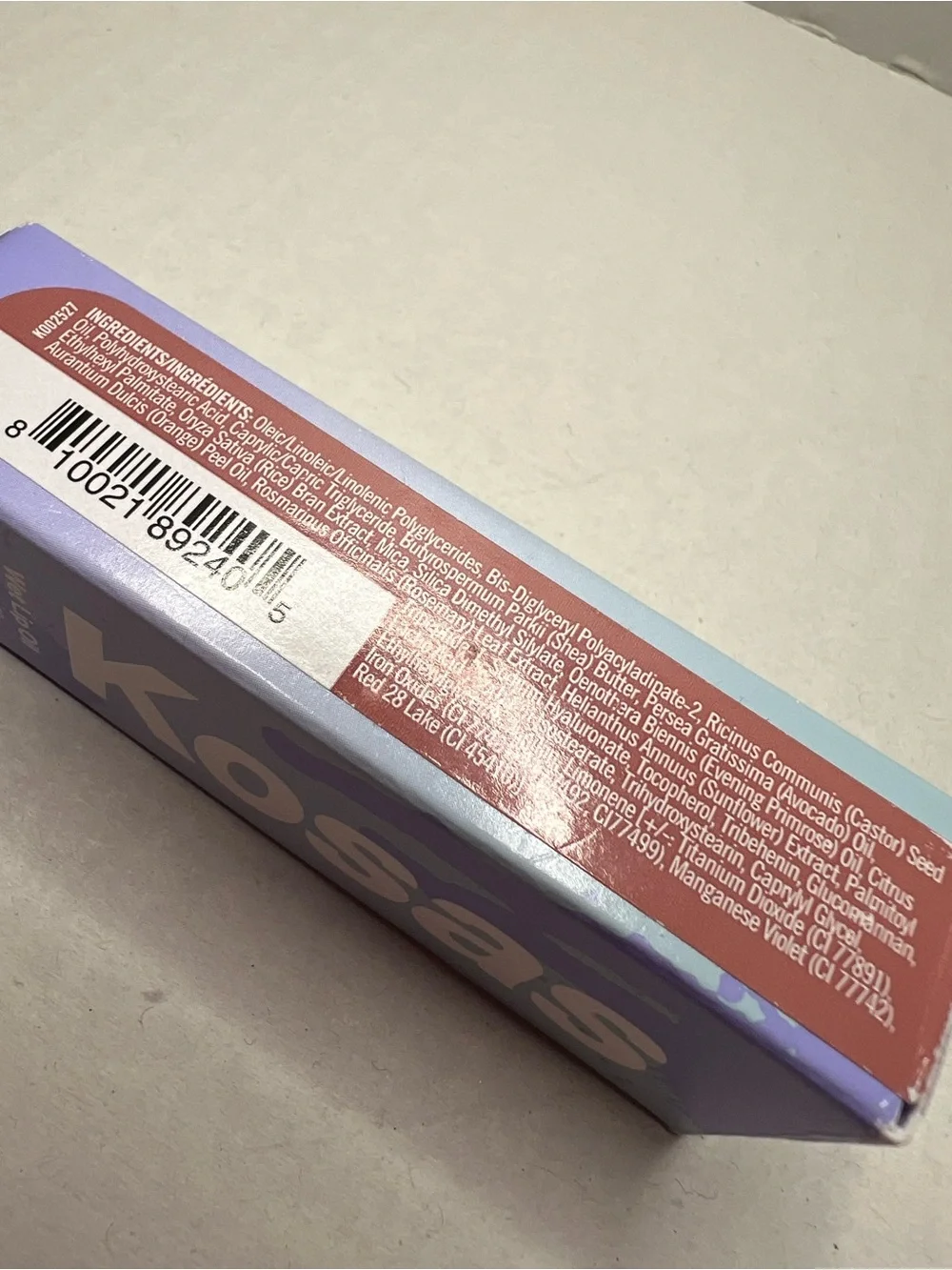 Kosas Wet Lip Oil Gloss Plumping Peptide Lip Treatment
